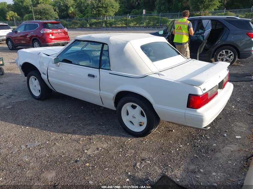 1993 Ford Mustang Lx VIN: 1FACP44E4PF198438 Lot: 45672985