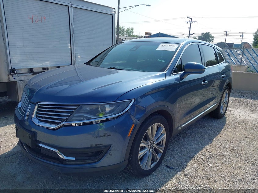 Vin: 2lmpj8lpxjbl30277, lot: 46171588, lincoln mkx reserve 20182