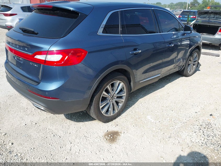 Vin: 2lmpj8lpxjbl30277, lot: 46171588, lincoln mkx reserve 20184