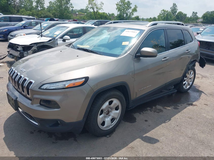 2016 Jeep Cherokee Limited VIN: 1C4PJLDB4GW347587 Lot: 45673003
