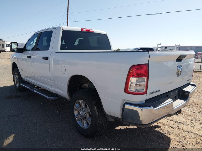 Vin: 3c6ur5dl1rg340167, lot: 46171605, ram 2500 big horn  4x4 6'4 box 20243