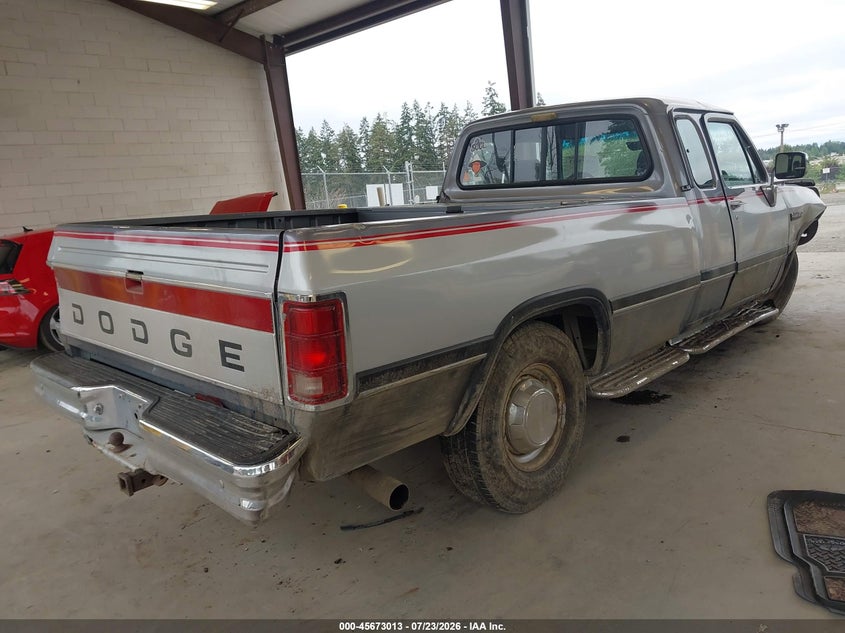 1992 DODGE D-SERIES auction photo 4