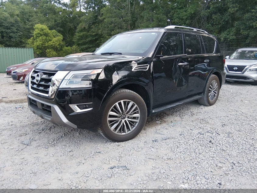2024 Nissan Armada, Left Side, IAAI, VIN JN8AY2BDXR9707516 — photo 2