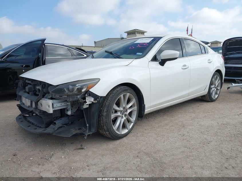 Vin: jm1gl1v56h1103834, lot: 46171615, mazda mazda6 touring 20172
