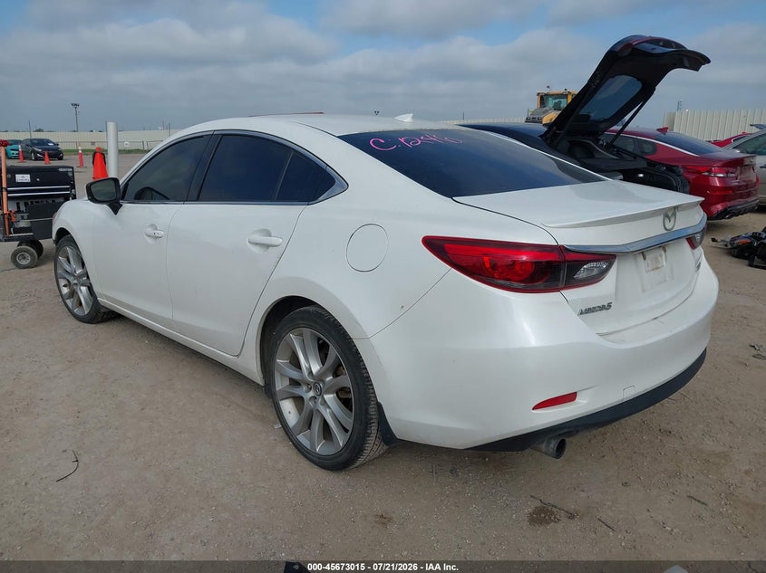 Vin: jm1gl1v56h1103834, lot: 46171615, mazda mazda6 touring 20173