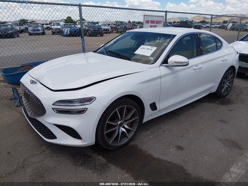 Vin: kmtg34scxsu155950, lot: 46171636, genesis g70 2.5t rwd 20252