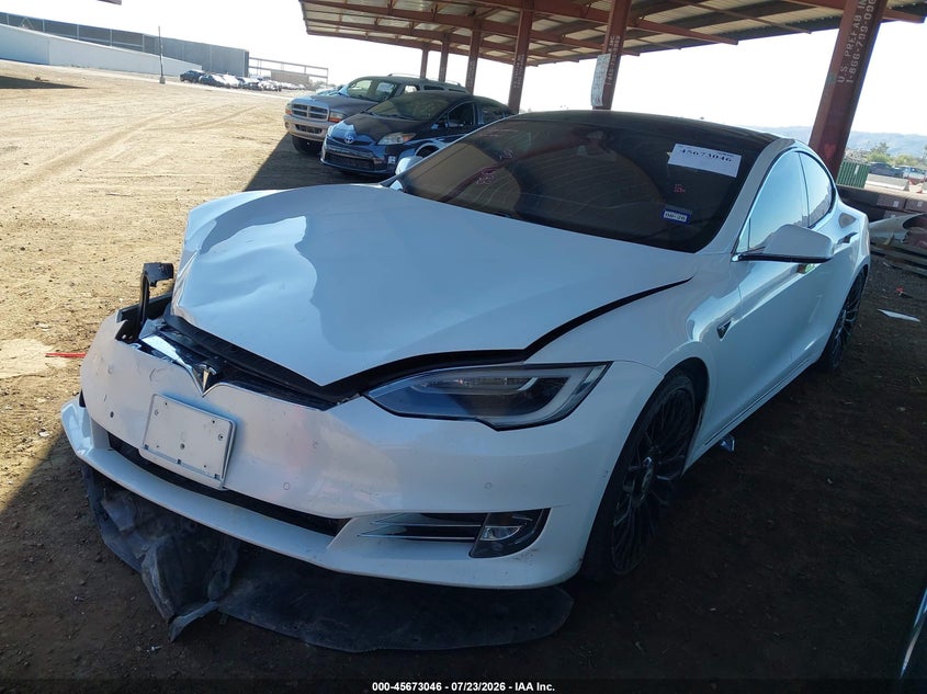 2016 TESLA MODEL S auction photo 2