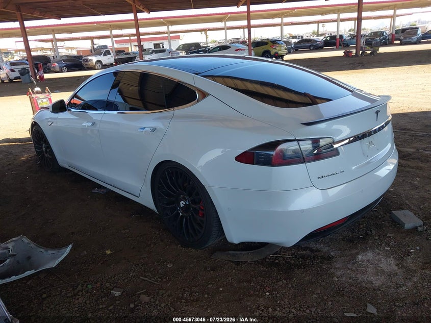 2016 TESLA MODEL S auction photo 3