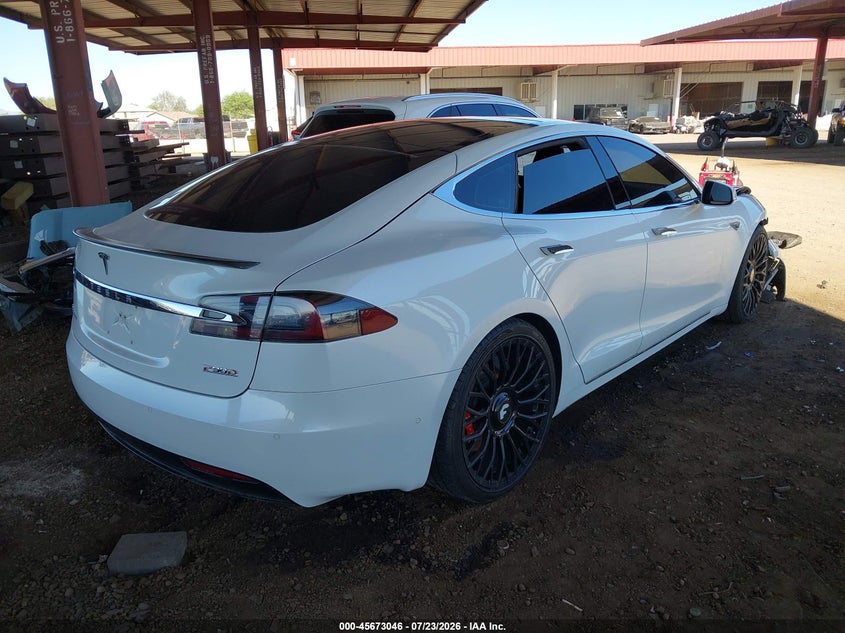 2016 TESLA MODEL S auction photo 4