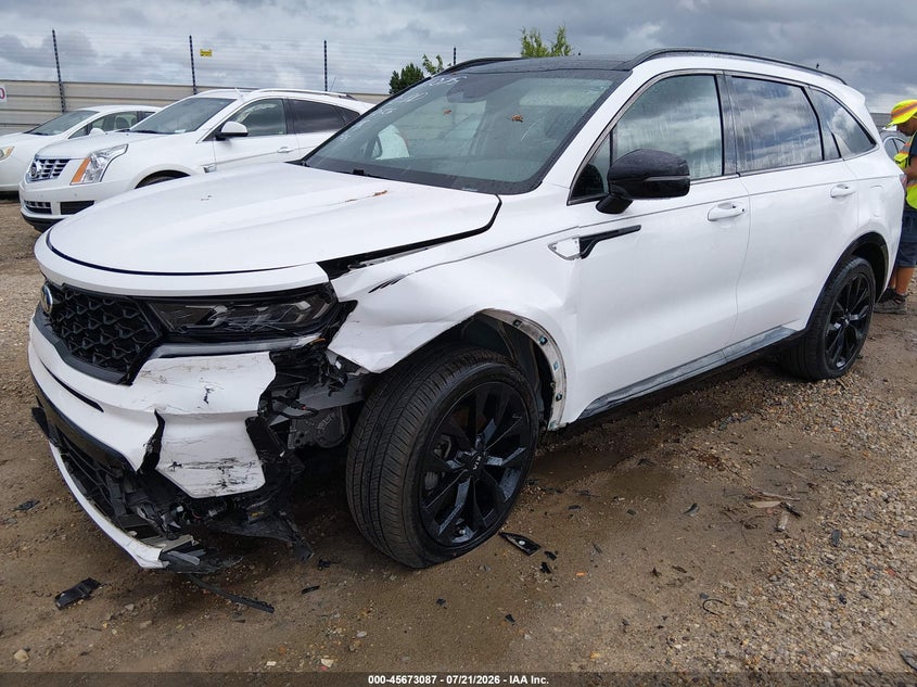 Vin: 5xyrk4lf0mg014571, lot: 46171687, kia sorento sx 20212