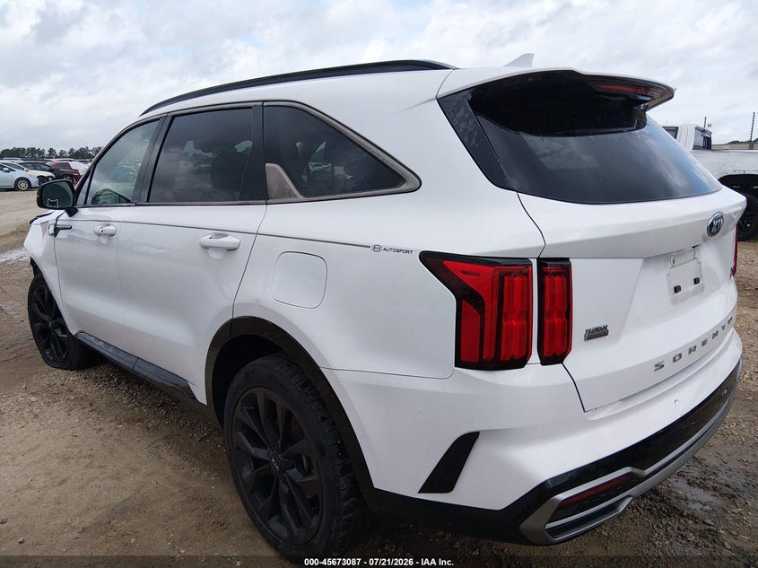 Vin: 5xyrk4lf0mg014571, lot: 46171687, kia sorento sx 20213