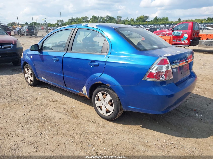 2008 Chevrolet Aveo Ls VIN: KL1TD566X8B149324 Lot: 45673089