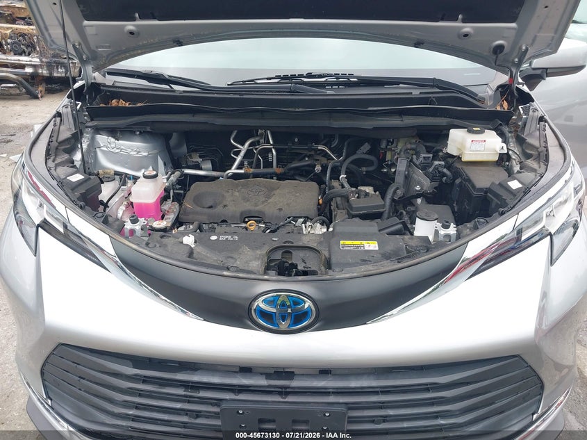 2022 Toyota Sienna Xle VIN: 5TDJRKEC4NS081257 Lot: 45673130