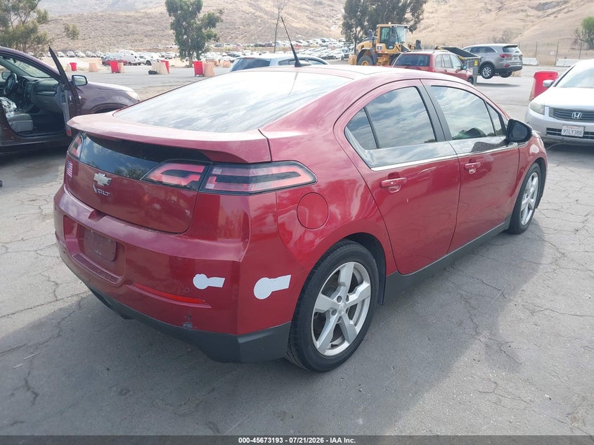 Vin: 1g1rf6e40du100983, lot: 46171793, chevrolet volt 20134