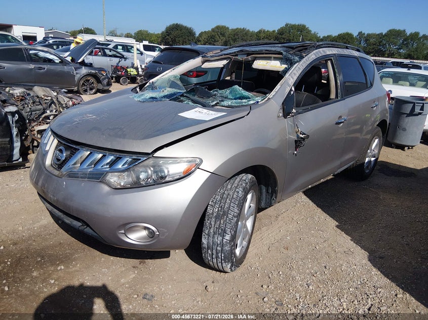 2009 Nissan Murano Sl VIN: JN8AZ18U79W026388 Lot: 45673221