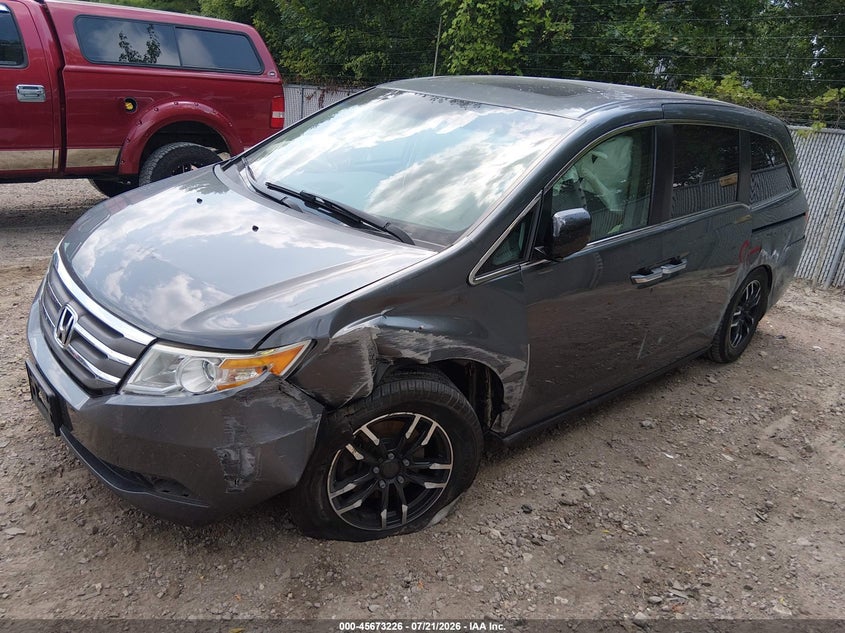 2013 Honda Odyssey Ex-L VIN: 5FNRL5H61DB065094 Lot: 45673226