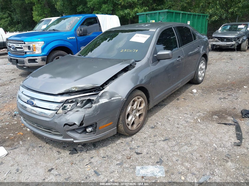 Vin: 3fahp0ha3br235674, lot: 46171860, ford fusion se 20112