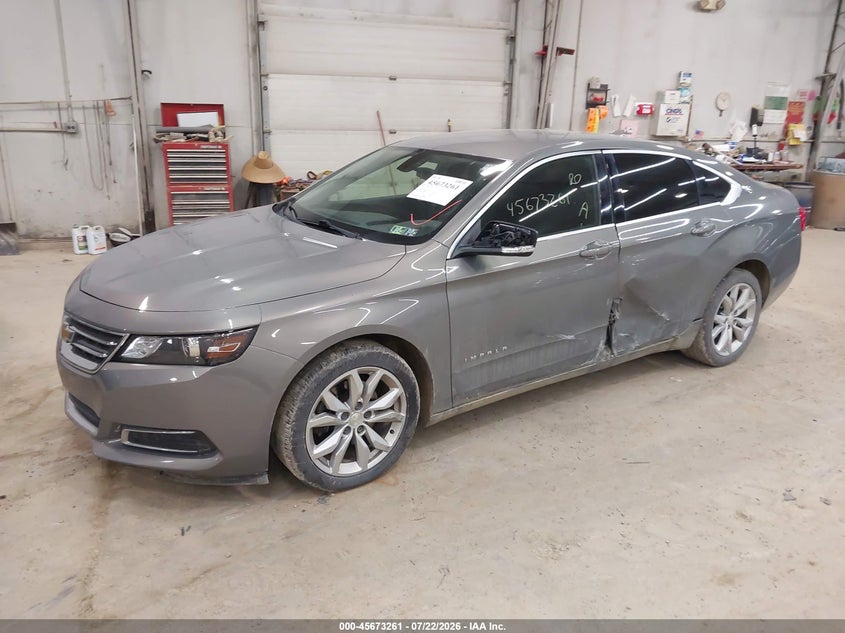 Vin: 2g1105sa8h9192611, lot: 46171861, chevrolet impala 1lt 20172