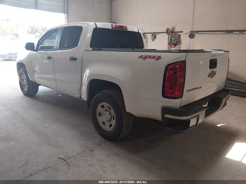 Vin: 1gcgtben0k1125504, lot: 46171878, chevrolet colorado wt 20193