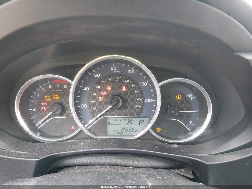 2014 TOYOTA COROLLA SEDAN 1.8L I-4 DOHC, VVT, 132HP