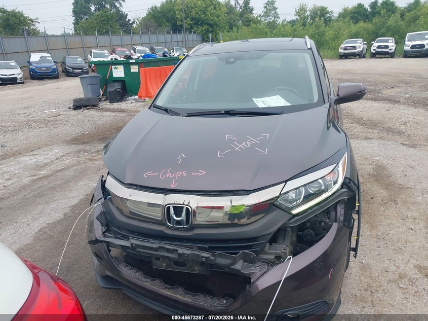 2019 Honda Hr-V Ex-L VIN: 3CZRU6H73KM708785 Lot: 45673287