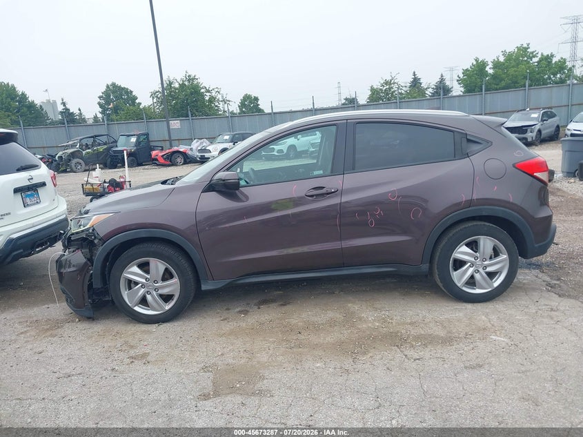 2019 Honda Hr-V Ex-L VIN: 3CZRU6H73KM708785 Lot: 45673287