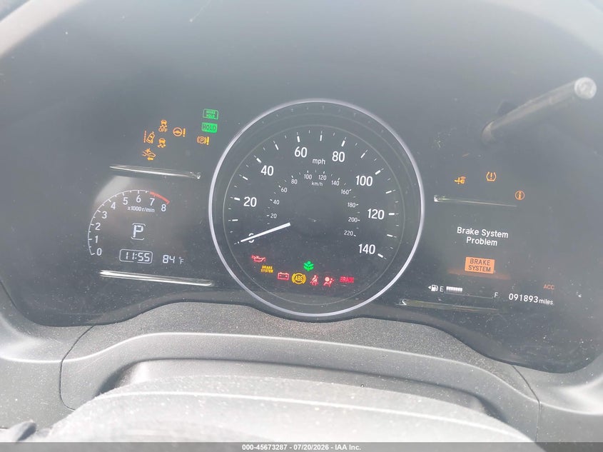 2019 Honda Hr-V Ex-L VIN: 3CZRU6H73KM708785 Lot: 45673287