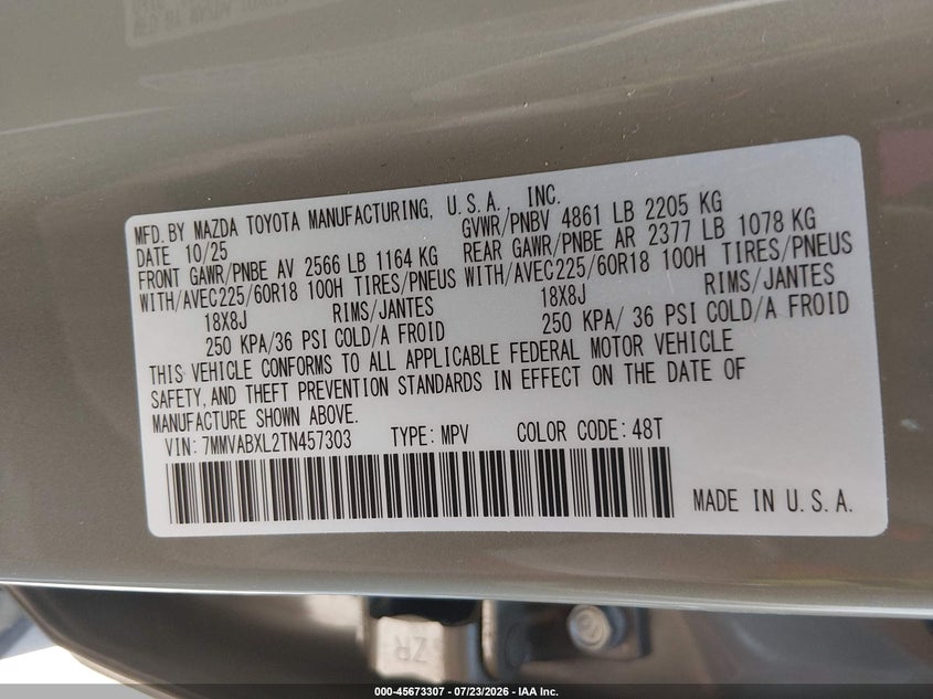 2026 MAZDA CX-50 SPORT UTILITY VEHICLE 2.5L I-4 DI, DOHC, VVT, 187HP
