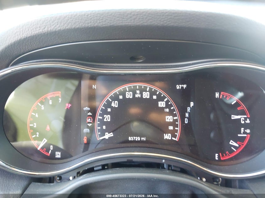 2020 Dodge Durango R/T Rwd VIN: 1C4SDHCT7LC223334 Lot: 45673323