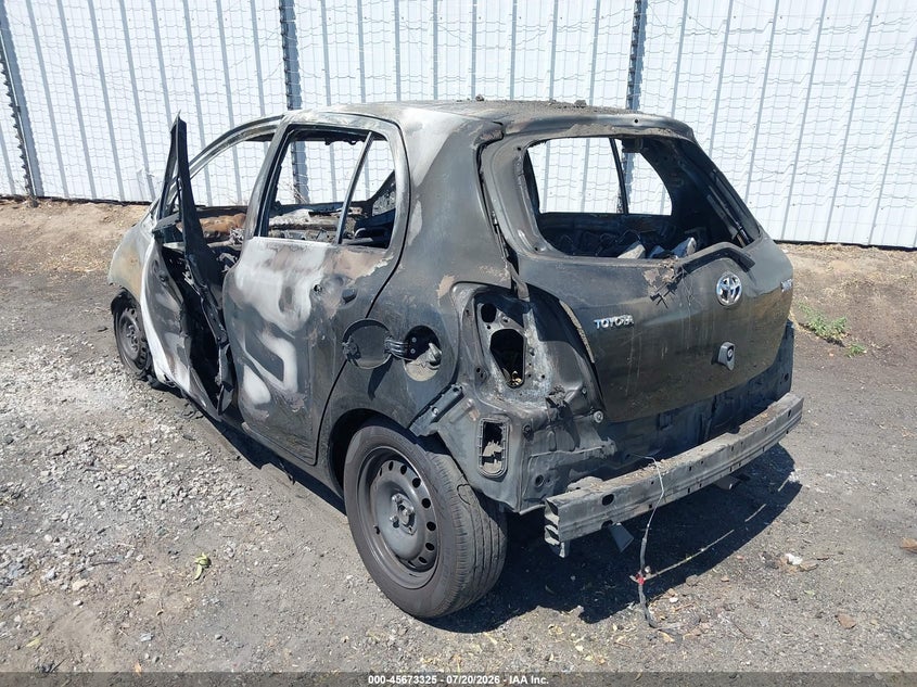 Vin: jtdkt4k39b5333527, lot: 46171925, toyota yaris 20113