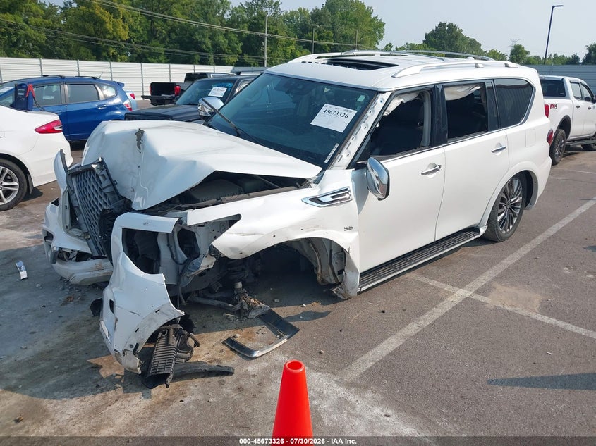 Vin: jn8az2ne2k9236887, lot: 46171926, infiniti qx80 luxe 20192