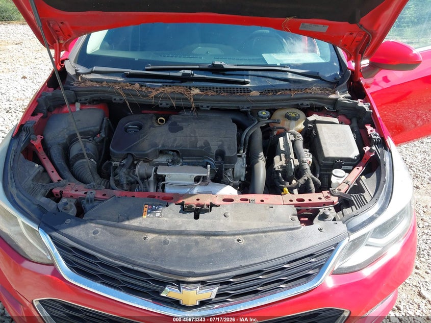 2017 Chevrolet Cruze Lt Auto VIN: 3G1BE6SM4HS612180 Lot: 45673343
