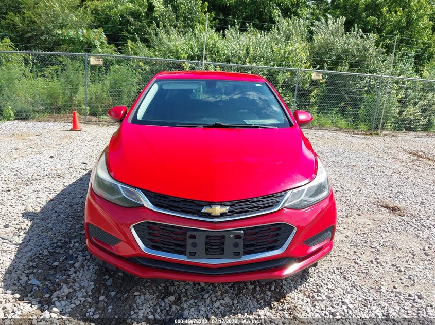 2017 Chevrolet Cruze Lt Auto VIN: 3G1BE6SM4HS612180 Lot: 45673343