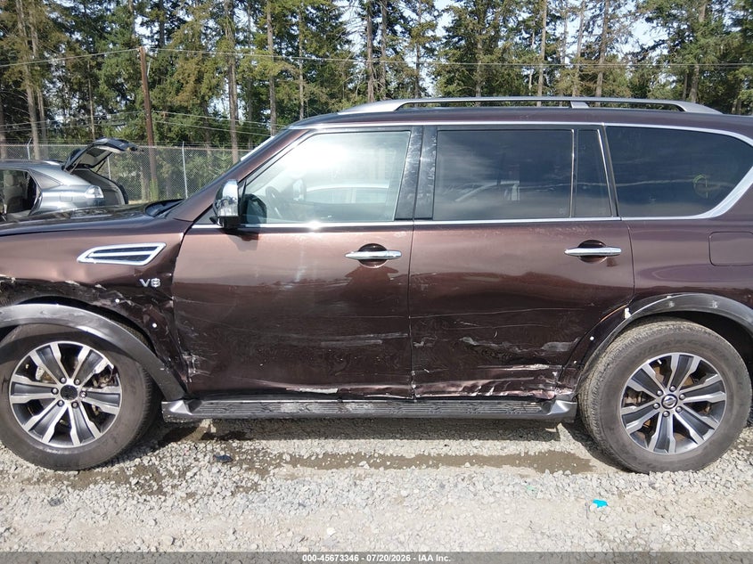 2018 Nissan Armada Sl VIN: JN8AY2ND6J9052058 Lot: 45673346