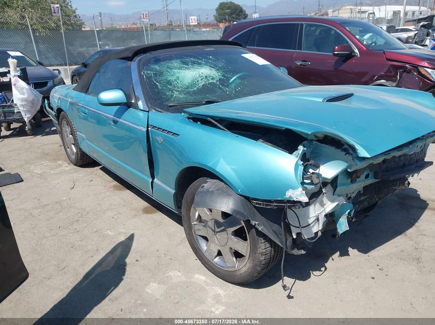 2002 Ford Thunderbird Deluxe/Premium/W/Hardtop Deluxe/W/Hardtop Premium VIN: 1FAHP60A82Y109665 Lot: 45673350