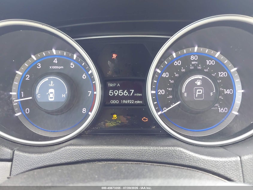 2012 HYUNDAI SONATA auction photo 7