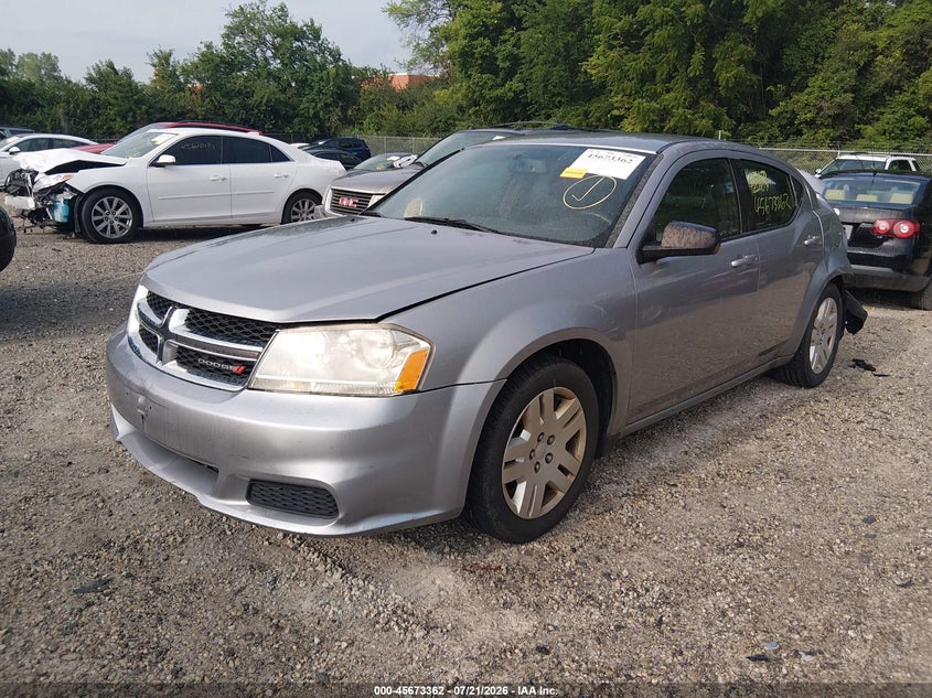 Vin: 1c3cdzab5en161884, lot: 46171962, dodge avenger se 20142