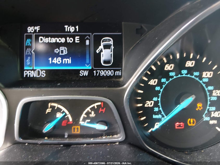 2013 Ford Escape Titanium VIN: 1FMCU0J91DUD32618 Lot: 45673366
