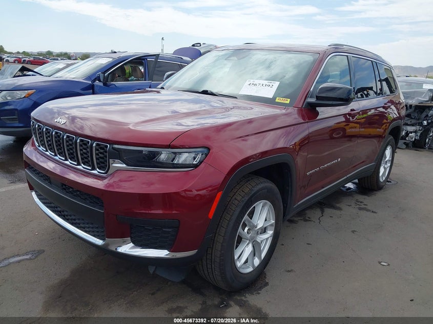 2022 Jeep Grand Cherokee L Laredo 4X4, Right Side, IAAI, VIN 1C4RJKAG9N8565612 — photo 2