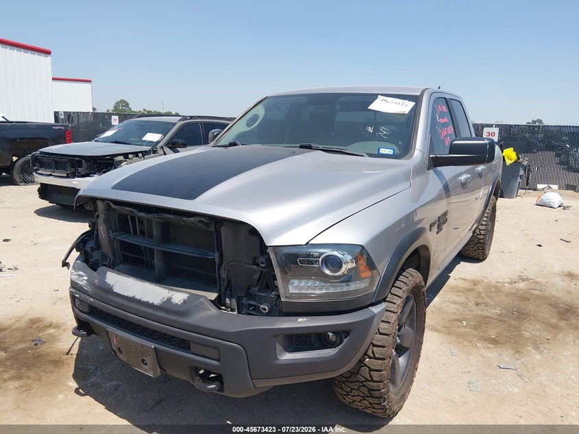 Vin: 1c6rr7gt1ks725501, lot: 46172023, ram 1500 classic warlock  4x4 6'4 box 20192