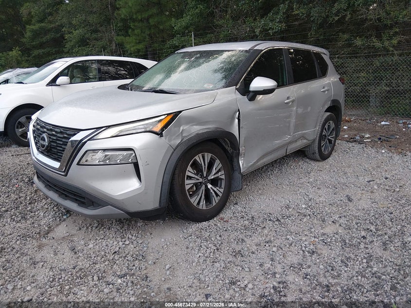2023 Nissan Rogue, Левый бок, IAAI, VIN 5N1BT3BA3PC692105 — фото 2