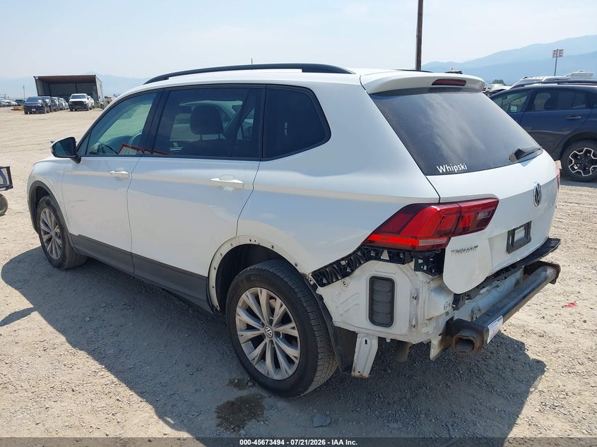 2018 Volkswagen Tiguan 2.0T S VIN: 3VV0B7AX9JM022867 Lot: 45673494