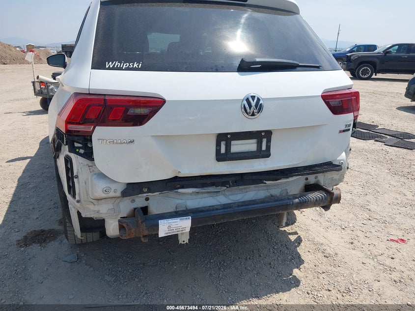 2018 Volkswagen Tiguan 2.0T S VIN: 3VV0B7AX9JM022867 Lot: 45673494