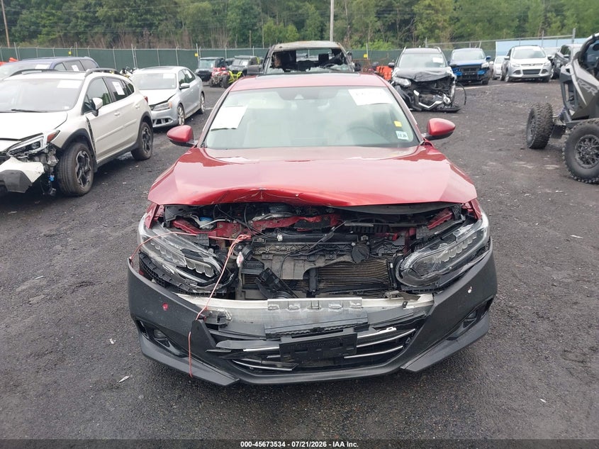 2022 Honda Accord Ex-L VIN: 1HGCV1F53NA006448 Lot: 45673534