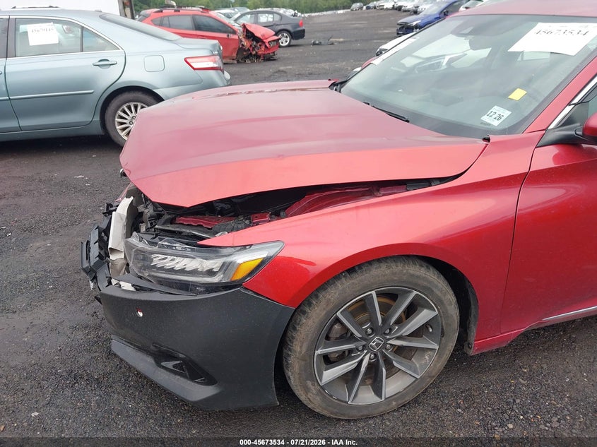 2022 Honda Accord Ex-L VIN: 1HGCV1F53NA006448 Lot: 45673534