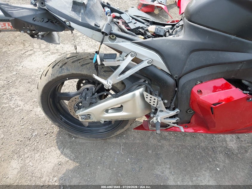 2011 Honda Cbr600 Rr VIN: JH2PC404XBK400761 Lot: 45673545