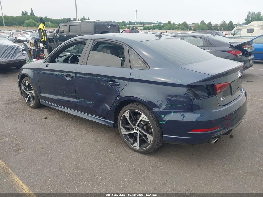 Vin: waujegff0la095939, lot: 46172169, audi a3 premium plus 45 tfsi s line quattro s tronic 20203