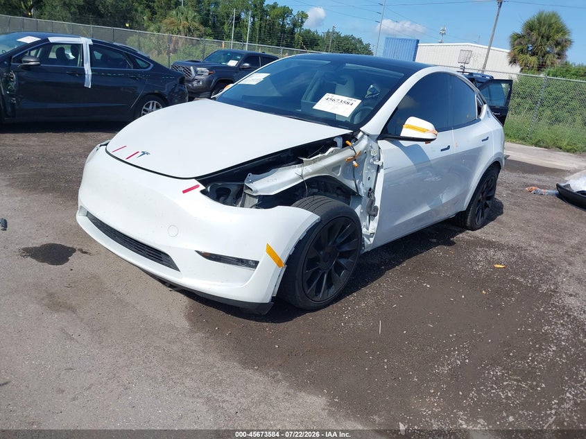 Vin: 5yjygdee7mf192910, lot: 46172184, tesla model y long range dual motor all-wheel drive 20212