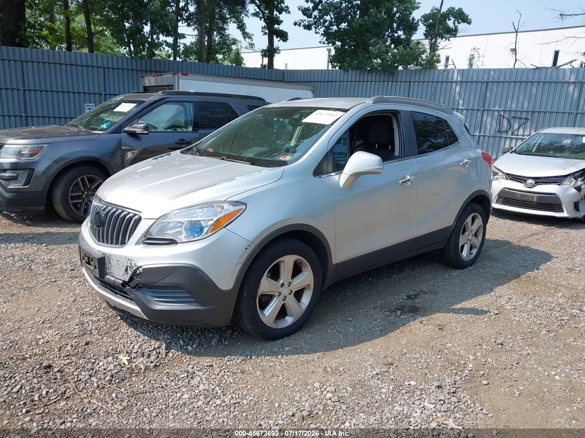 Vin: kl4cjasb3fb051417, lot: 46172193, buick encore 20152