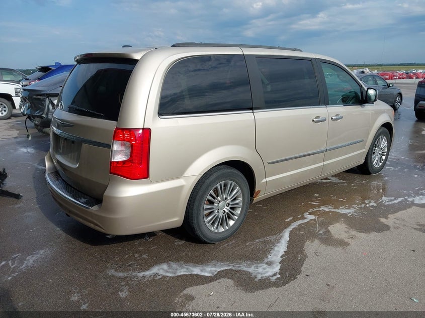 Vin: 2c4rc1cg0dr535399, lot: 46172202, chrysler town & country touring-l 20134